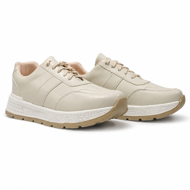 Zapatillas Urbanas Mujer Ruki - Beige