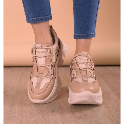 Zapatillas Urbanas Mujer San Antonio - Beige
