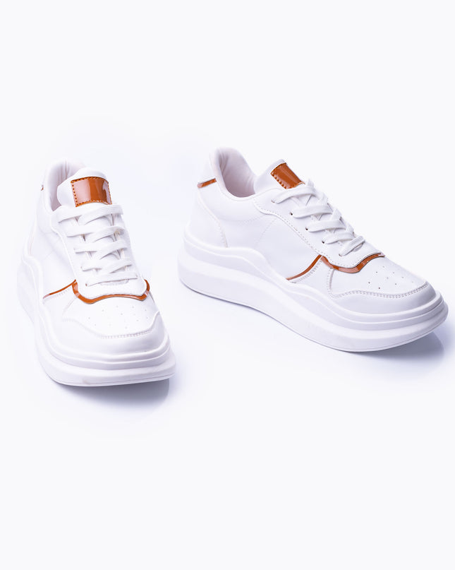 Zapatilla San Blas - Blanco con Camel