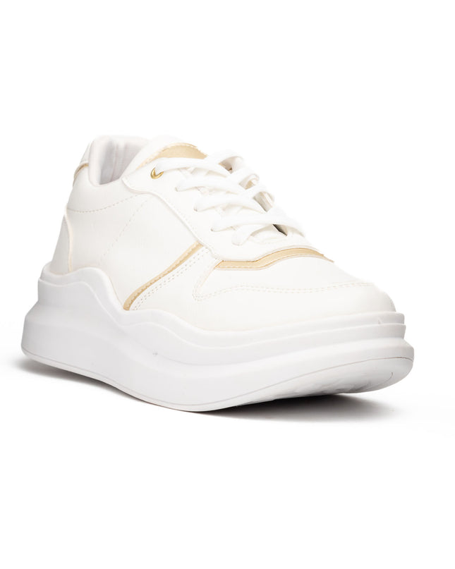 Zapatilla San Blas - Blanco con Dorado