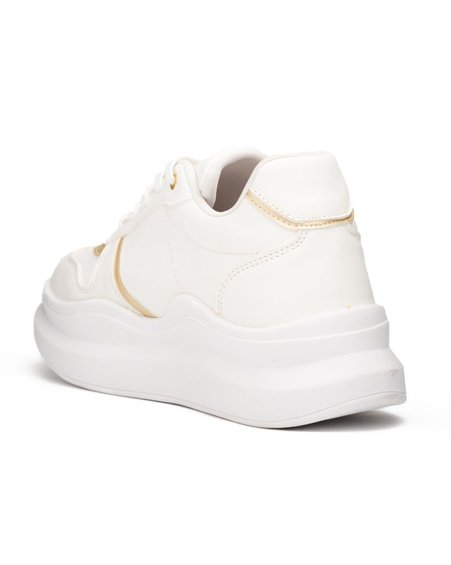 Zapatilla San Blas - Blanco con Dorado