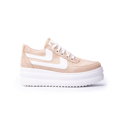 Zapatillas Urbanas Mujer Santander - Beige