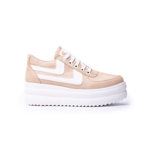 Zapatillas Urbanas Mujer Santander - Beige