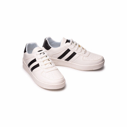Zapatillas Urbanas Mujer Sisak - Blanco con Negro