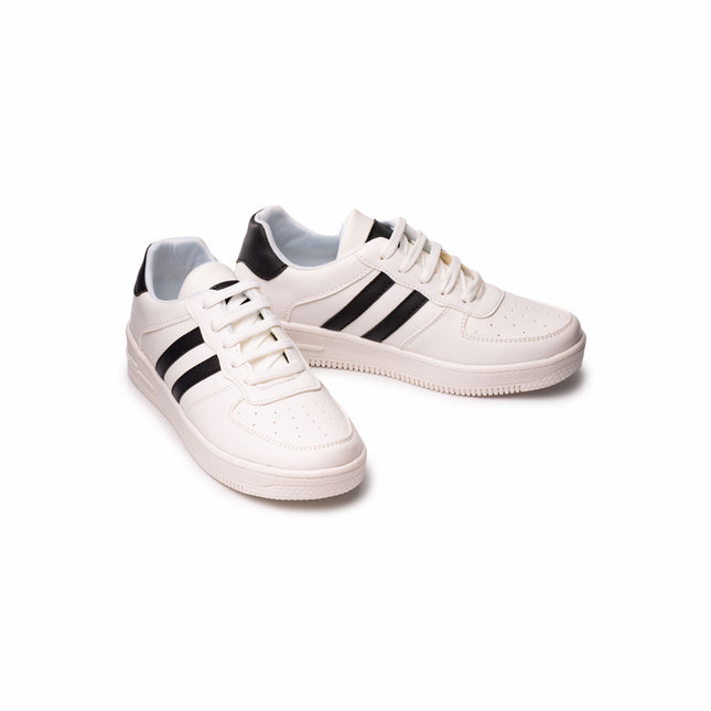 Zapatillas Urbanas Mujer Sisak - Blanco con Negro