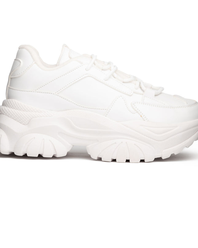 Zapatilla Snow - Blanco Cuero