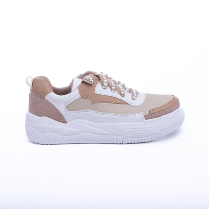 Zapatillas Urbanas Mujer Strong - Beige
