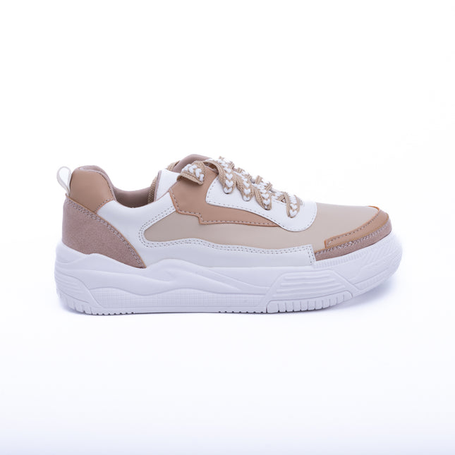 Zapatillas Urbanas Mujer Strong - Beige