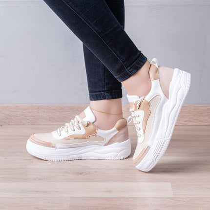 Zapatillas Urbanas Mujer Strong - Beige