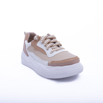 Zapatillas Urbanas Mujer Strong - Beige