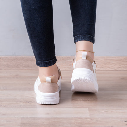 Zapatillas Urbanas Mujer Strong - Beige