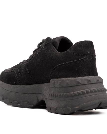 Zapatilla Talavera - Negro Gamuza