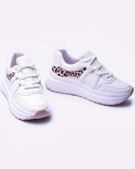 Zapatilla Thani - Blanco Print