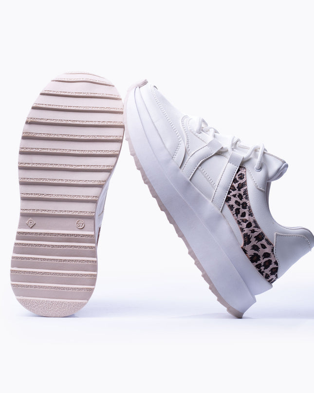 Zapatilla Thani - Blanco Print