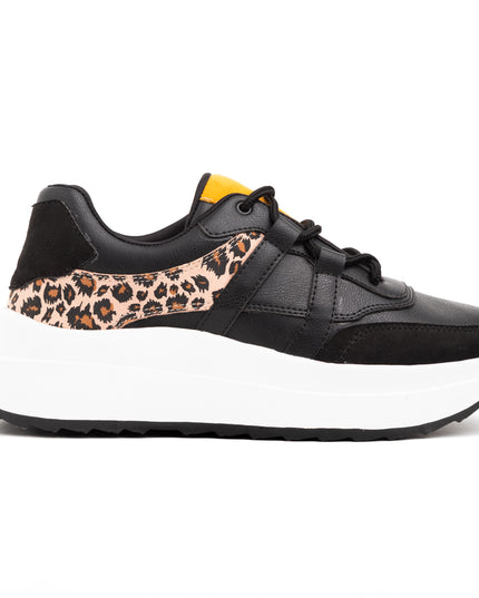 Zapatilla Thani - Negro Print