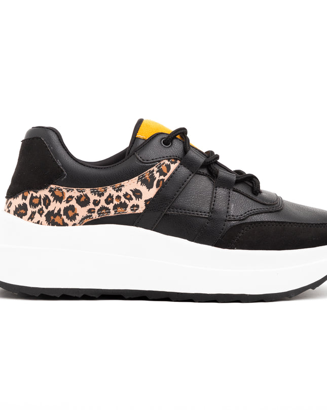 Zapatilla Thani - Negro Print
