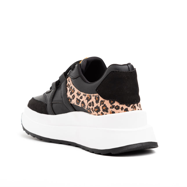 Zapatillas Urbanas Mujer Thani - Negro Print