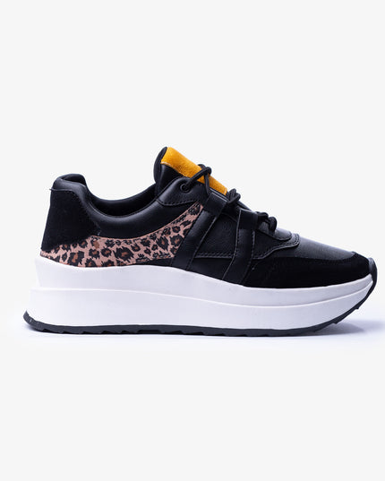 Zapatilla Thani - Negro Print 2