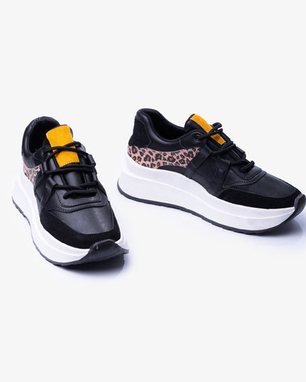 Zapatilla Thani - Negro Print 2