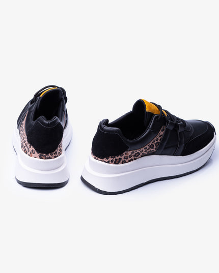 Zapatilla Thani - Negro Print 2