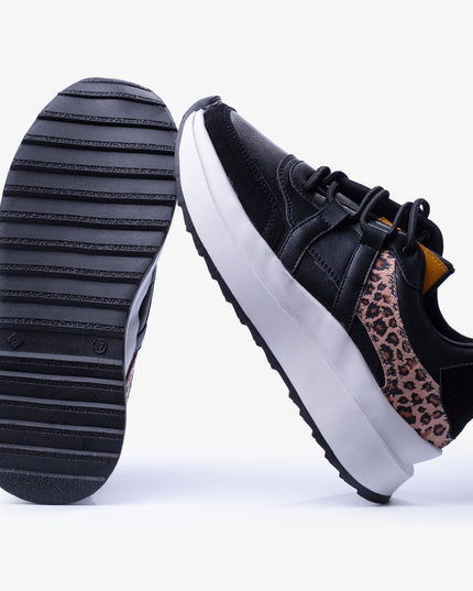 Zapatilla Thani - Negro Print 2