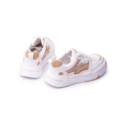 Zapatillas Urbanas Mujer Troyes - Beige