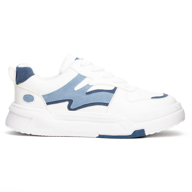 Zapatillas Urbanas Mujer Troyes - Celeste