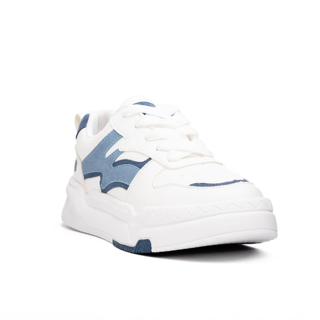 Zapatillas Urbanas Mujer Troyes - Celeste