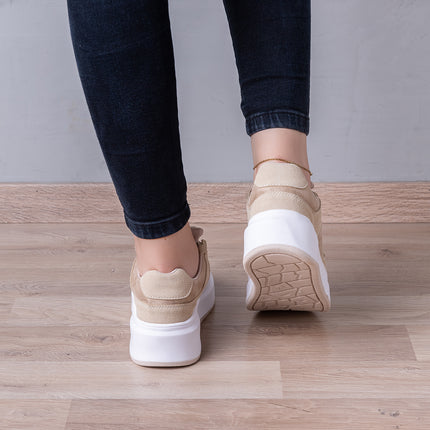 Zapatillas Urbanas Mujer Verapaz - Beige