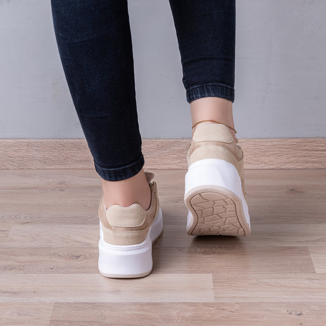 Zapatillas Urbanas Mujer Verapaz - Beige