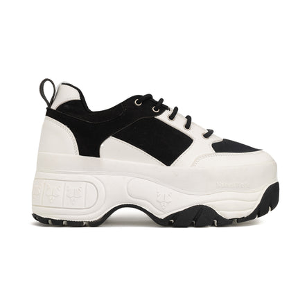 Zapatillas Urbanas Mujer Wolf - Blanco con Negro