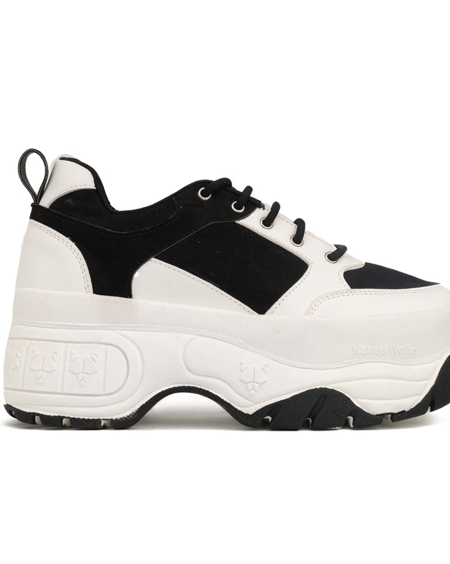 Zapatilla Wolf - Blanco con Negro