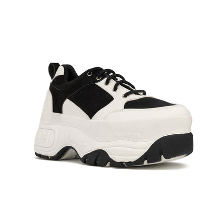Zapatillas Urbanas Mujer Wolf - Blanco con Negro