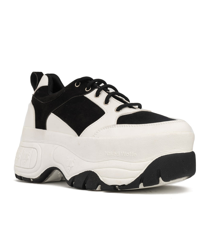 Zapatilla Wolf - Blanco con Negro