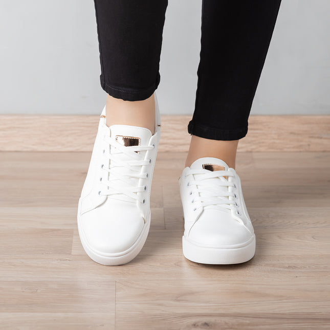 Zapatillas Urbanas Mujer Woodz - Dorado