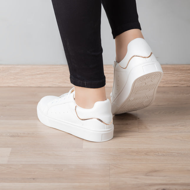 Zapatillas Urbanas Mujer Woodz - Dorado
