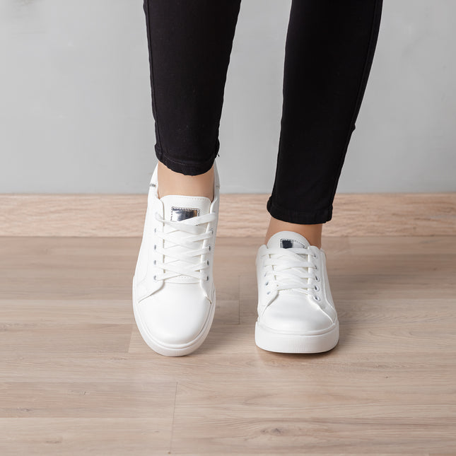 Zapatillas Urbanas Mujer Woodz - Plateado