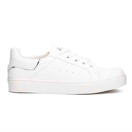 Zapatillas Urbanas Mujer Woodz - Plateado