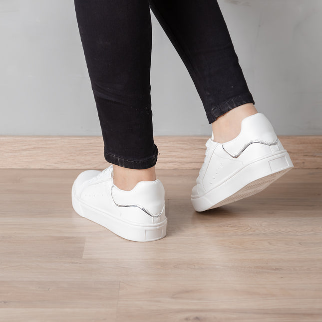Zapatillas Urbanas Mujer Woodz - Plateado