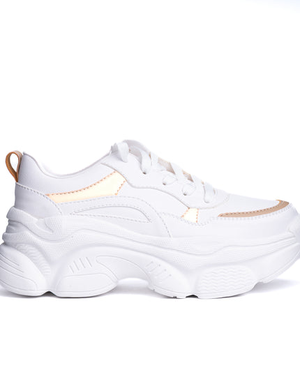 Zapatillas Urbanas Mujer Yozena - Beige