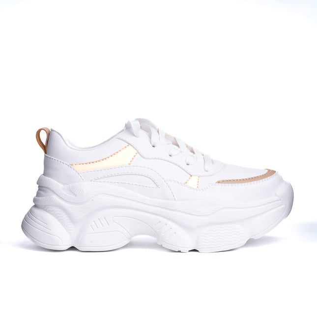 Zapatillas Urbanas Mujer Yozena - Beige