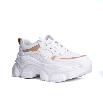 Zapatillas Urbanas Mujer Yozena - Beige