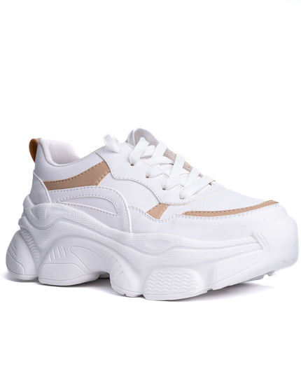 Zapatillas Urbanas Mujer Yozena - Beige