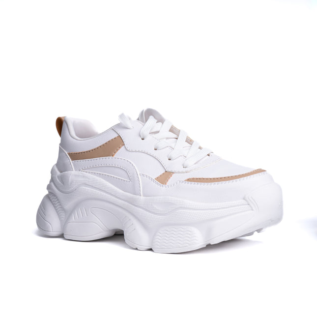 Zapatillas Urbanas Mujer Yozena - Beige