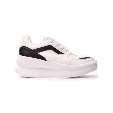 Zapatillas Urbanas Mujer Zadar - Blanco con Negro