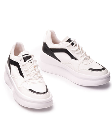 Zapatilla Zadar - Blanco con Negro