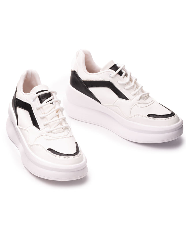 Zapatilla Zadar - Blanco con Negro