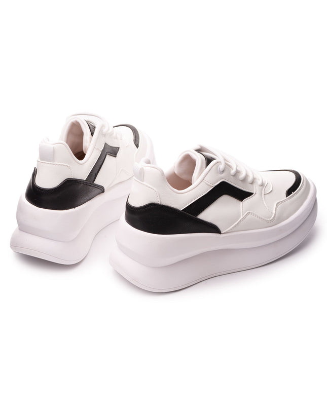 Zapatilla Zadar - Blanco con Negro