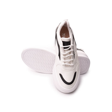 Zapatillas Urbanas Mujer Zadar - Blanco con Negro