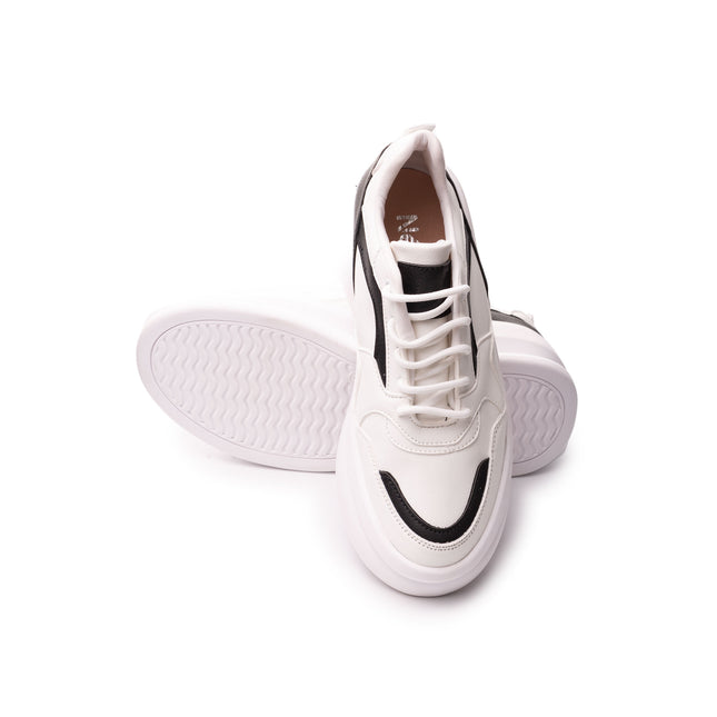 Zapatillas Urbanas Mujer Zadar - Blanco con Negro